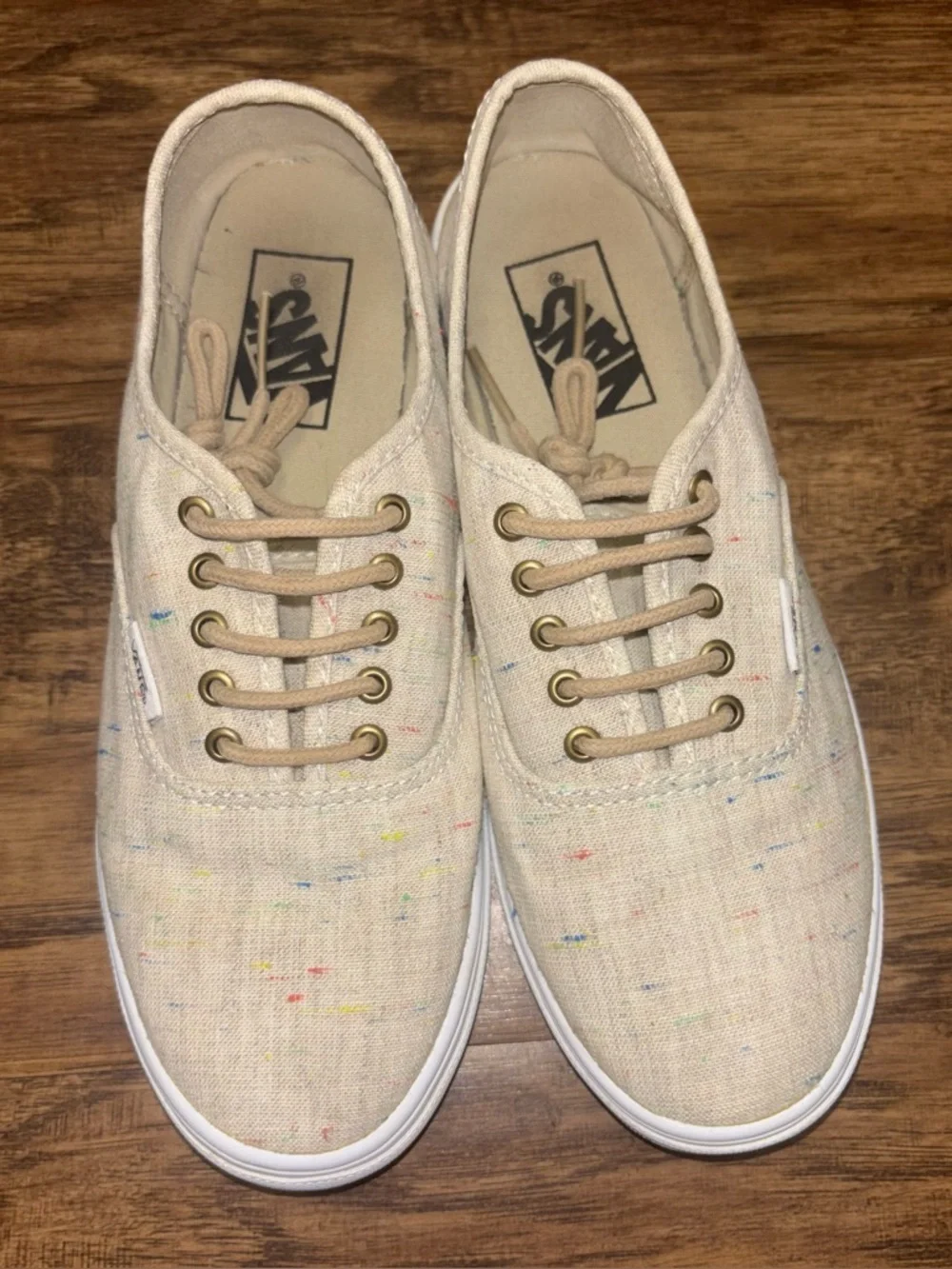 Vans Sneakers Size 7 Beige